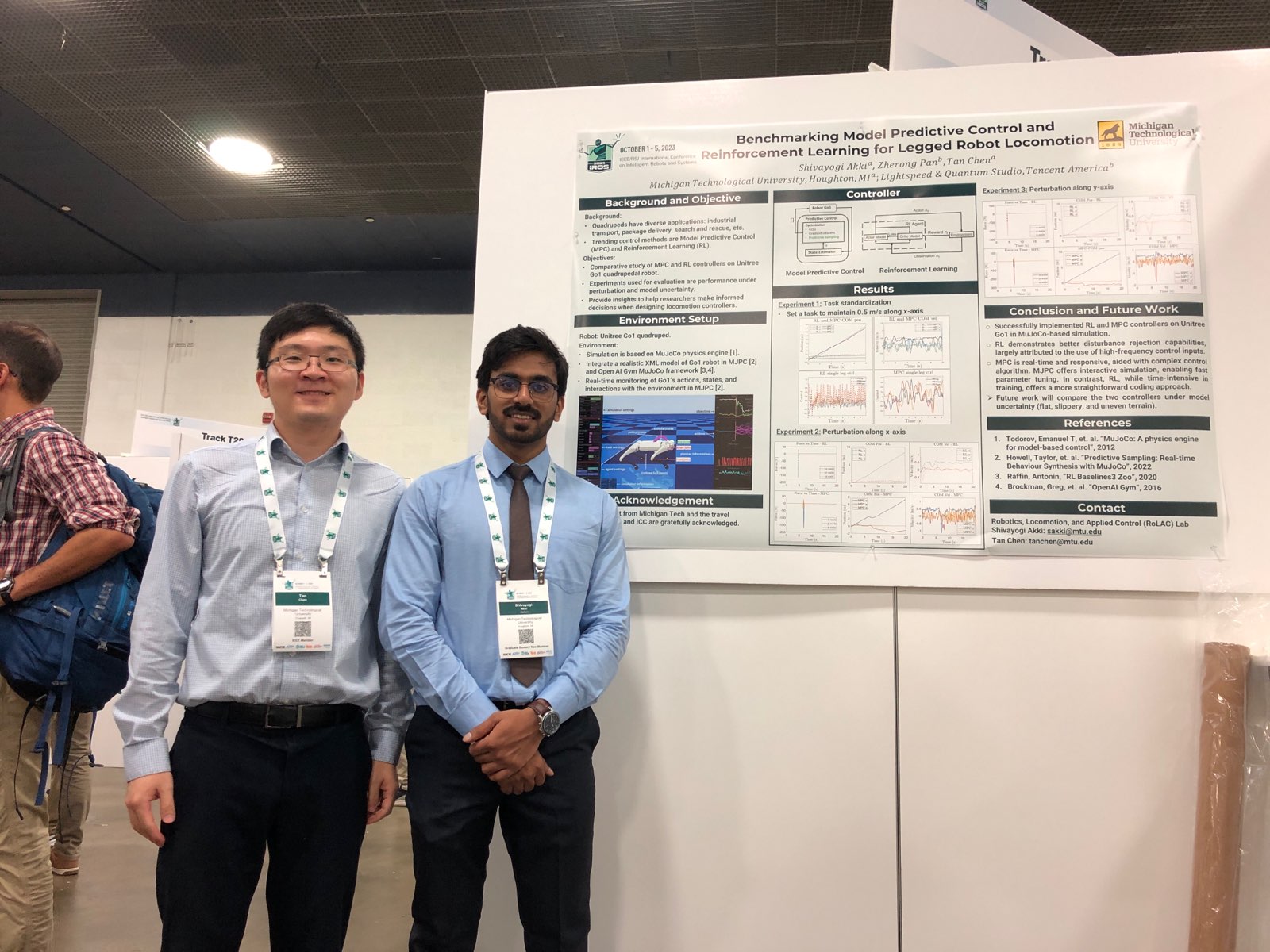 IROS poster presentation